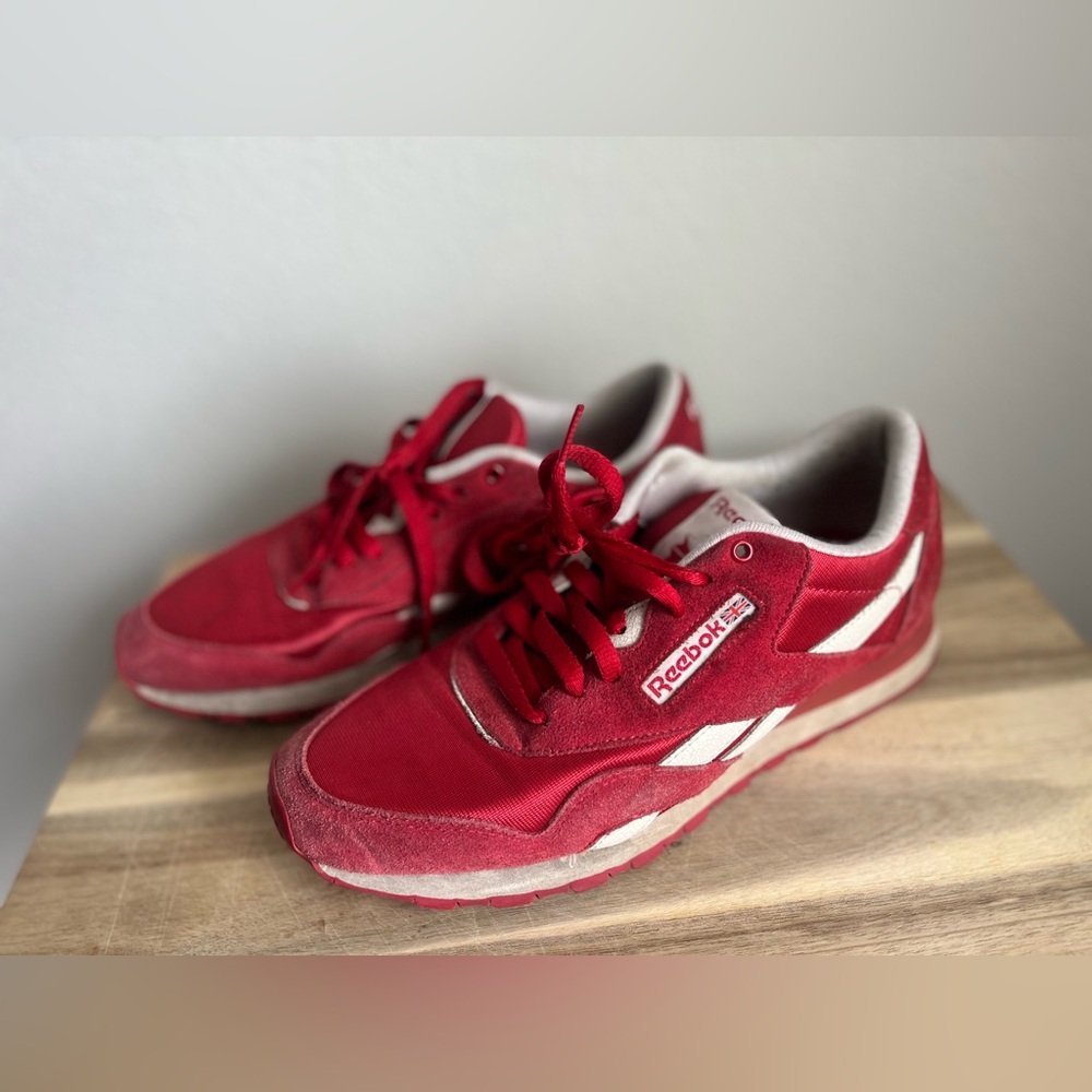 Size 10 Reebok Red Sneakers